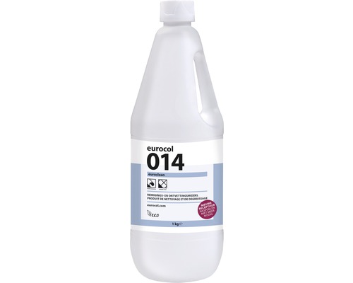 Eurocol 014 Euroclean reinigings- en ontvettingsmiddel in een fles van 1 kilogram