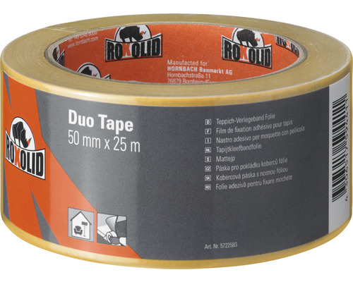 Roxolid Duo Tape, 50 mm x 25 m, tapijttape