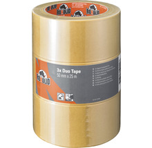 Drie rollen Rokolid Duo Tape, 50 mm x 25 m