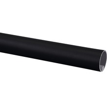 Zwarte aluminium buis