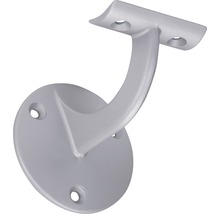 Metalen leuningdrager voor de bevestiging van een trapleuning