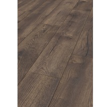 Gelegde laminaatvloerpanelen in houtlook