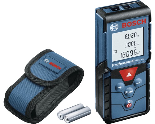 Bosch GLM 40 Professional laser afstandsmeter met tas en batterijen