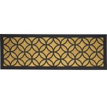 Deurmat met geometrisch patroon en frame