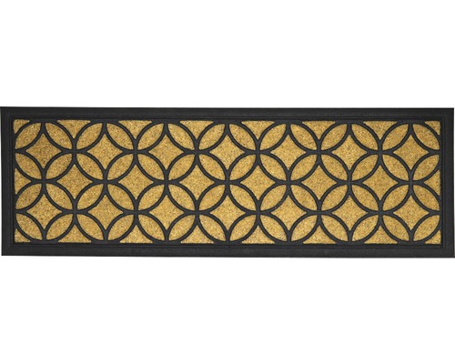 Deurmat met geometrisch patroon en frame
