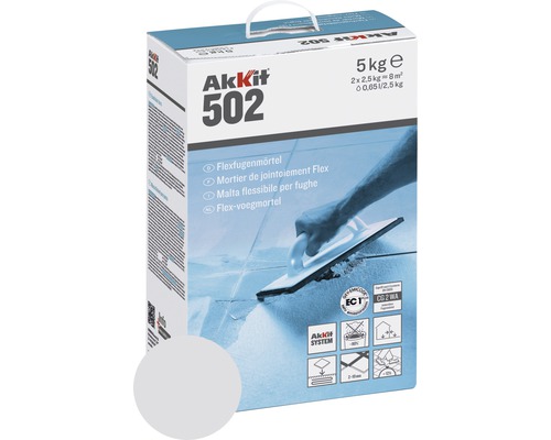 Akkit 502 flexvoegmortel, verpakking van 5 kilogram