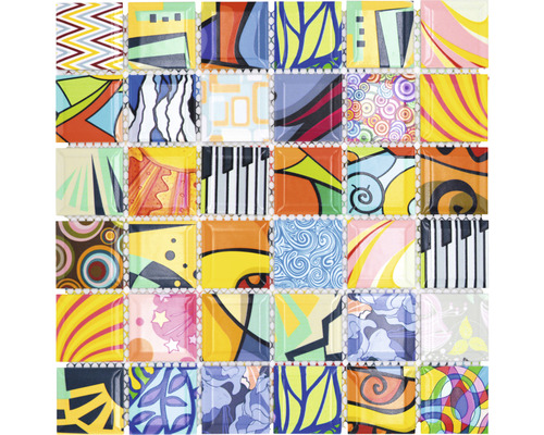 Mozaïektegels met abstract patroon