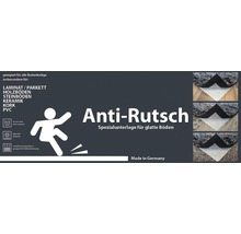 Antislip onderlaag voor laminaat, parket, houten vloeren, stenen vloeren, keramiek, kurk en PVC vloeren, geschikt voor vloerverwarming, gemaakt in Duitsland.