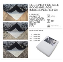 "Geschikt voor alle vloerbedekkingen, in het bijzonder laminaat, parket, houten vloeren, stenen vloeren, keramiek, kurk en PVC