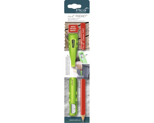 Pica Pocket koker en mes met Pica Classic 540 potlood