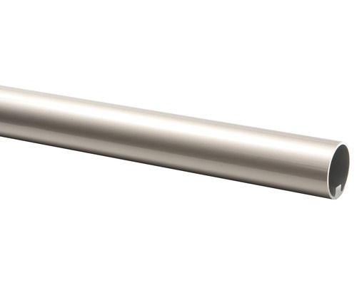 Trapleuning rond RVS-look Ø45 mm, 390cm Kledingroede van aluminium