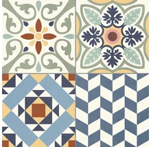 Decoratieve tegels met geometrische en bloemmotieven