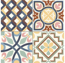 Decoratieve tegels met geometrische en bloemmotieven voor binnen