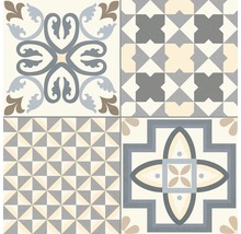 Decoratieve tegels met geometrische en florale patronen