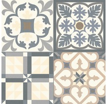 Decoratieve vloertegels met bloem- en geometrische patronen