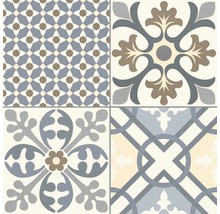 Tegels met diverse florale en geometrische patronen