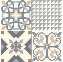Decoratieve tegels met geometrische en bloemmotieven