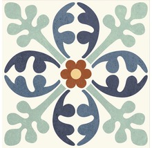 Decoratieve tegel met bloemmotief voor wand- en vloerontwerp
