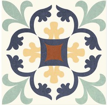 Decoratieve vloertegel met bloemmotief
