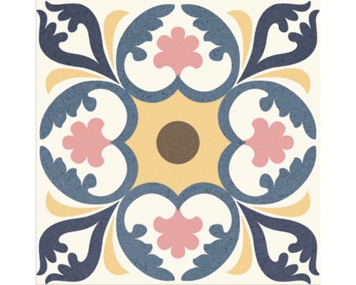 Decoratieve tegel met bloemmotief
