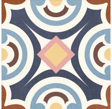 Decoratieve tegel met geometrisch patroon