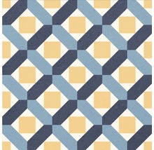 Tegelpatroon met geometrisch ontwerp voor vloer- en wandbekleding