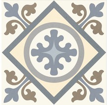 Decoratieve vloertegel met geometrisch patroon