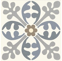 Decoratieve tegel met bloemmotief voor wand- en vloerbedekking