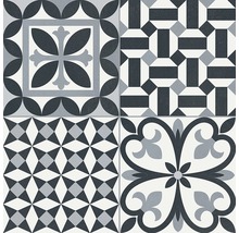 Decoratieve tegels met geometrische en bloemmotieven