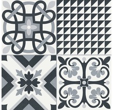 Tegels met geometrische en florale patronen