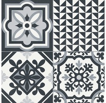 Decoratieve tegels met geometrische en bloemmotieven
