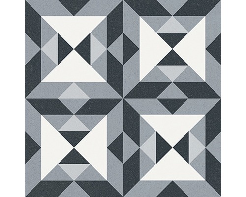 Decoratieve tegel met geometrisch patroon