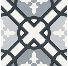 Decoratieve vloertegel met geometrisch patroon