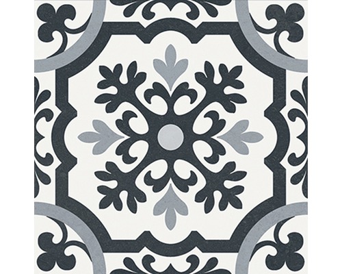 Decoratieve vloertegel met bloemmotief