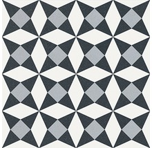 Tegelpatroon met geometrisch ster- en ruitmotief