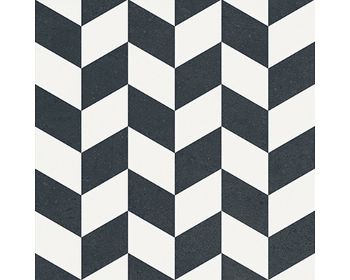 Decoratieve tegel met zigzagpatroon