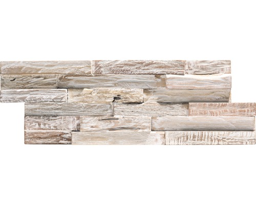 Decoratieve plaat van hout in baksteenlook