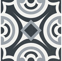 Decoratieve tegel met geometrisch patroon