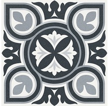 Decoratieve vloertegel met een ornamentpatroon