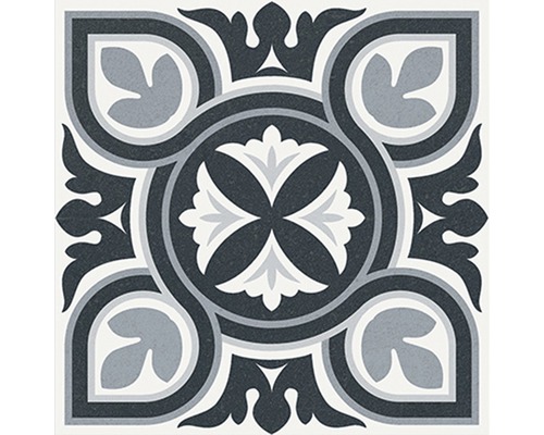 Decoratieve vloertegel met een ornamentpatroon