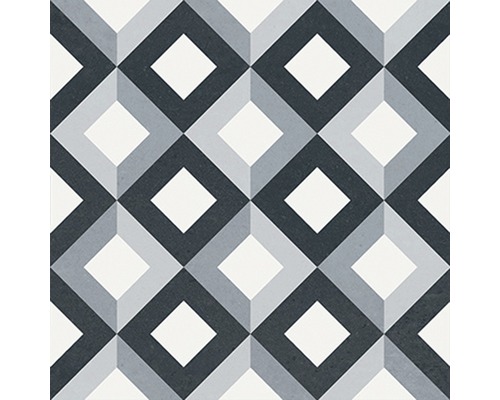 Tegelpatroon met geometrisch ruitjesontwerp