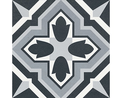 Decoratieve tegel met geometrisch patroon