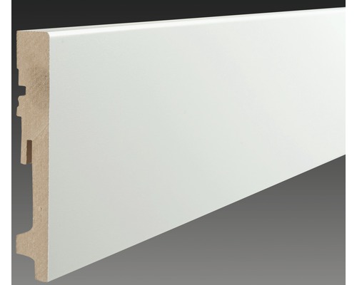 Houten plint, wit