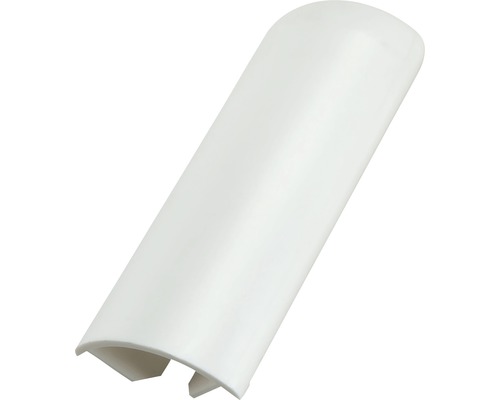Witte kunststof plint