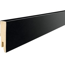 Plint, hout, zwart