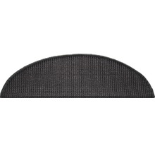 Halfronde trapmat van textiel