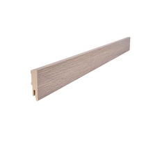 Plint met houten structuur