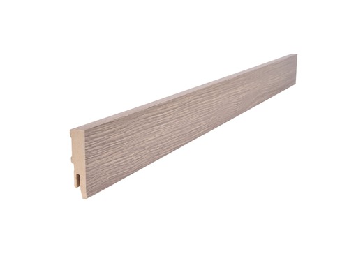 Plint met houten structuur