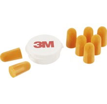 3M Logo, meerdere oranje oordopjes met opbergbak