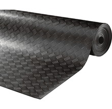 Rubber vloerbedekking met geruite plaatmotief op rol